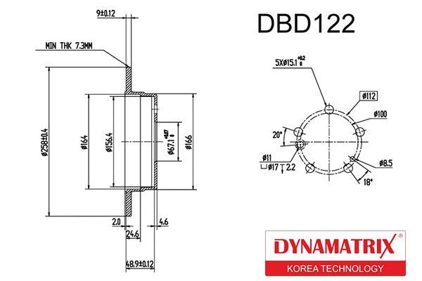 Brake Disc (DBD122)