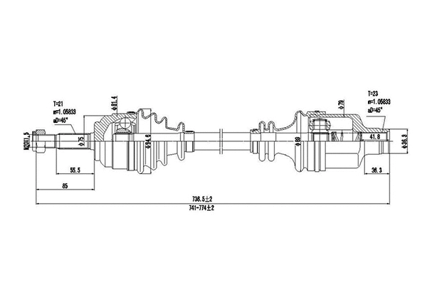 Drive Shaft (DDS250316)