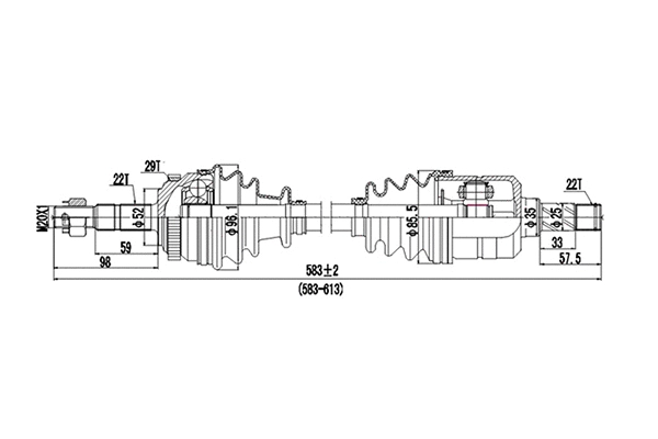 Drive Shaft (DDS244027)