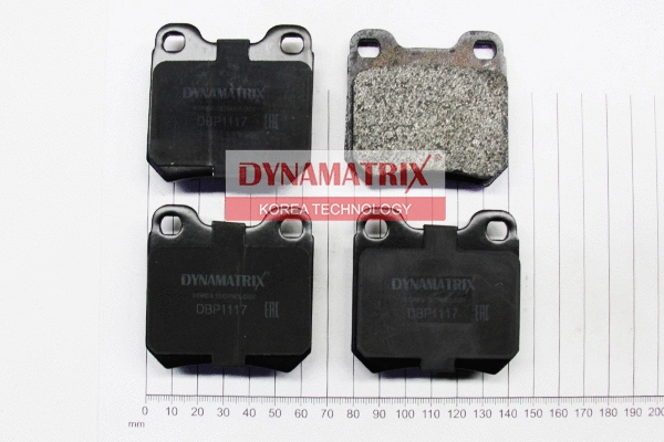 Brake Pad Set, disc brake (DBP1117)