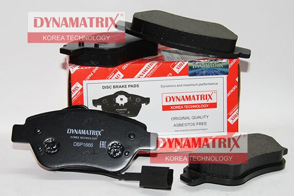 Brake Pad Set, disc brake (DBP1666)