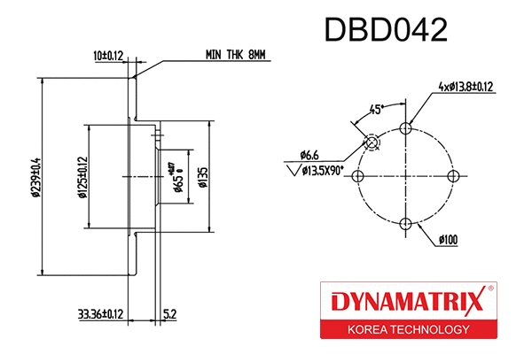 Brake Disc (DBD042)