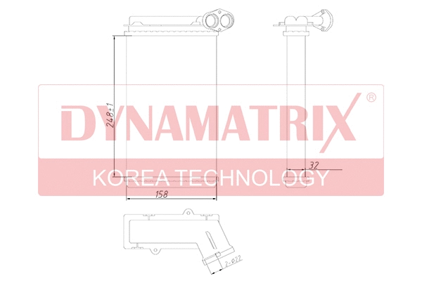 Heat Exchanger, interior heating (DR73973)