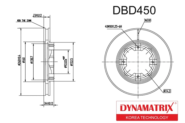 Brake Disc (DBD450)