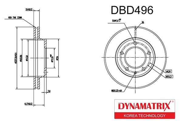 Brake Disc (DBD496)