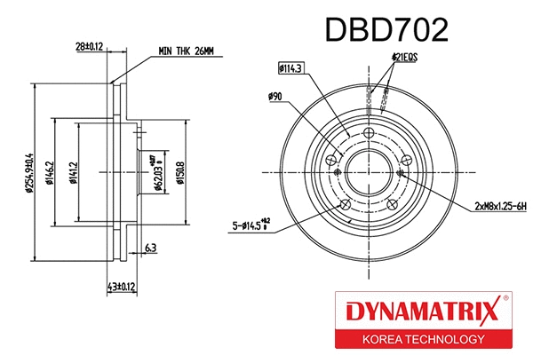 Brake Disc (DBD702)
