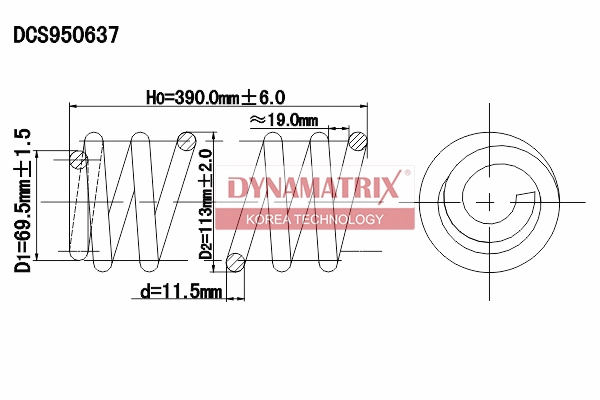 Suspension Spring (DCS950637)