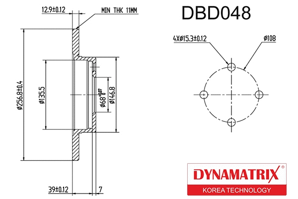 Brake Disc (DBD048)