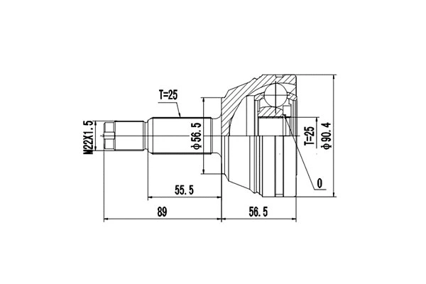 Joint Kit, drive shaft (DCV818021)