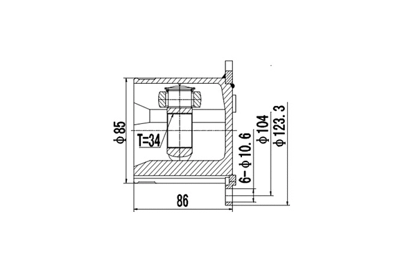 Joint Kit, drive shaft (DCV603007)