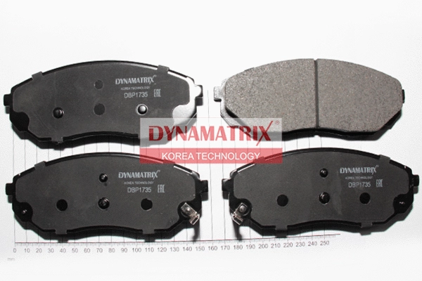 Brake Pad Set, disc brake (DBP1735)