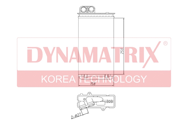 Heat Exchanger, interior heating (DR72984)