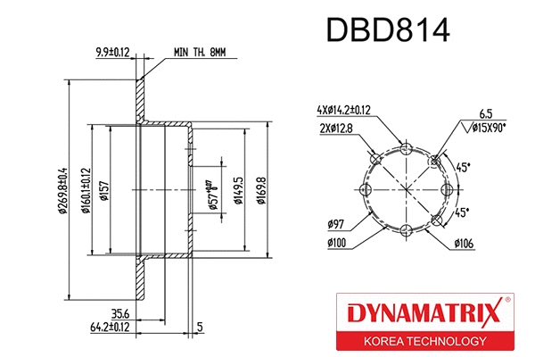 Brake Disc (DBD814)