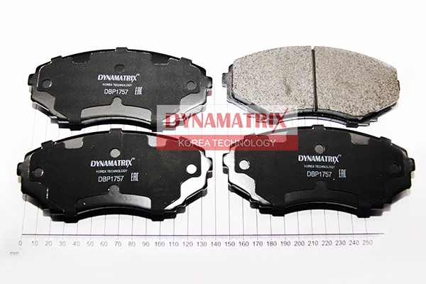 Brake Pad Set, disc brake (DBP1757)
