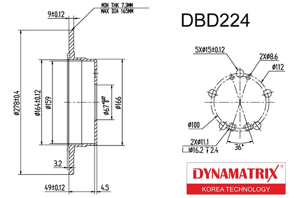 Brake Disc (DBD224)