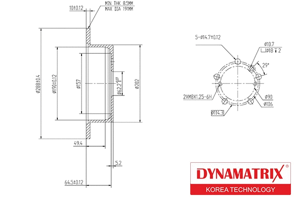 Brake Disc (DBD1545)