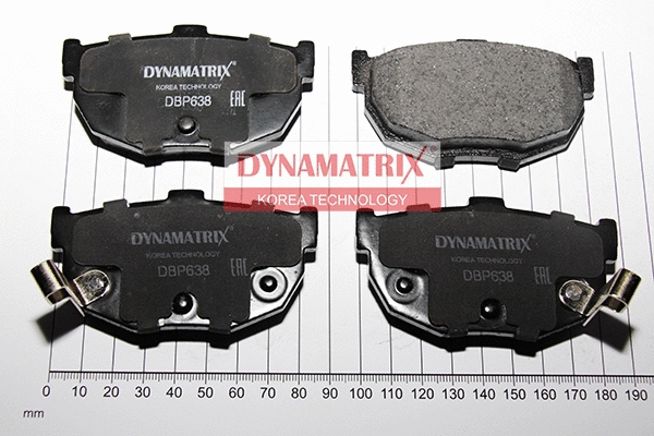 Brake Pad Set, disc brake (DBP638)