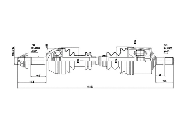 Drive Shaft (DDS210013)
