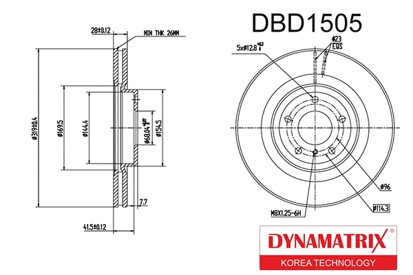 Brake Disc (DBD1505)