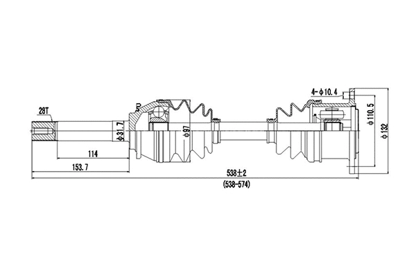 Drive Shaft (DDS239006)