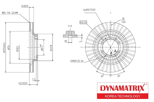 Brake Disc (DBD1109)