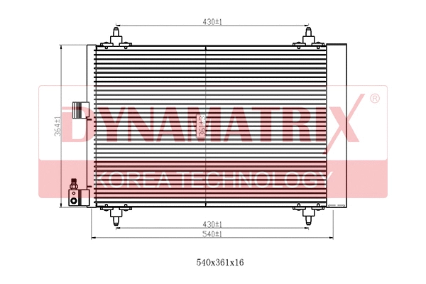 Condenser, air conditioning (DR94534)
