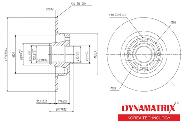 Brake Disc (DBD1571)