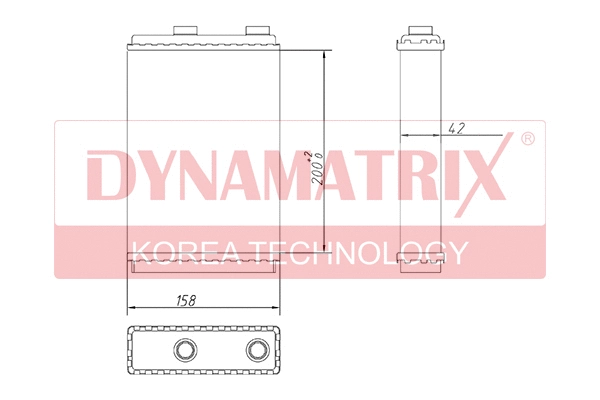 Heat Exchanger, interior heating (DR72660)