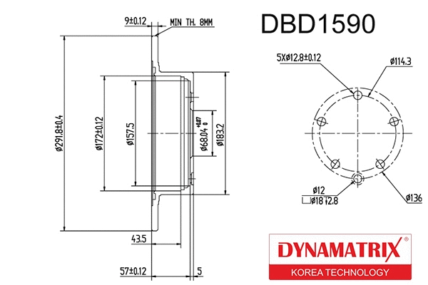 Brake Disc (DBD1590)