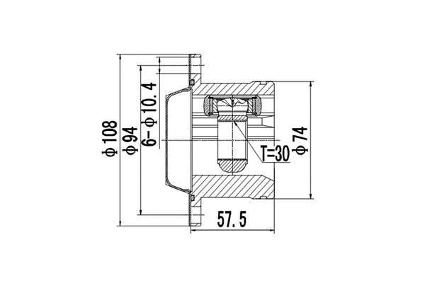 Joint Kit, drive shaft (DCV661006)