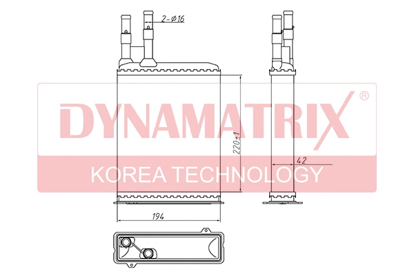 Heat Exchanger, interior heating (DR73984)