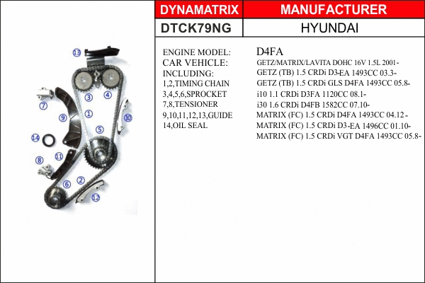 Timing Chain Kit (DTCK79NG)