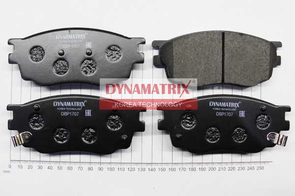Brake Pad Set, disc brake (DBP1707)
