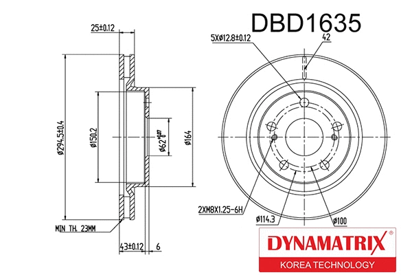Brake Disc (DBD1635)