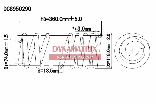 Suspension Spring (DCS950290)
