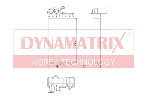 Heat Exchanger, interior heating (DR72941)