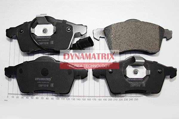 Brake Pad Set, disc brake (DBP1518)