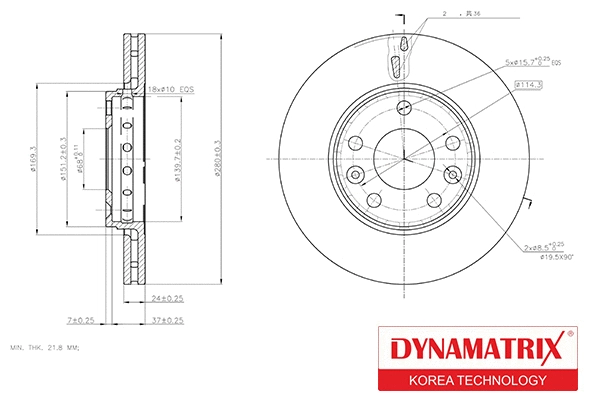 Brake Disc (DBD1728)
