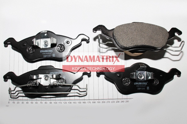 Brake Pad Set, disc brake (DBP1318)