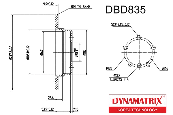 Brake Disc (DBD835)