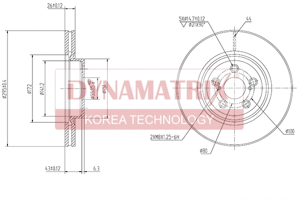 Brake Disc (DBD1315)