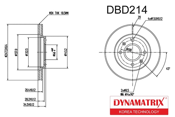Brake Disc (DBD214)