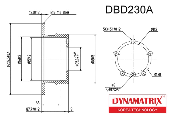Brake Disc (DBD230A)