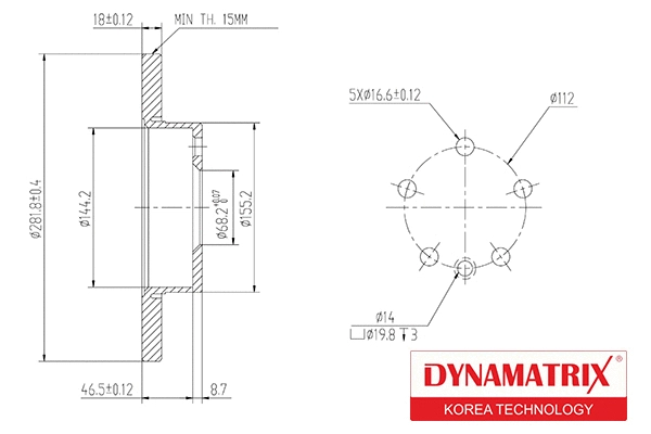 Brake Disc (DBD1011)