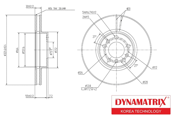 Brake Disc (DBD1256)