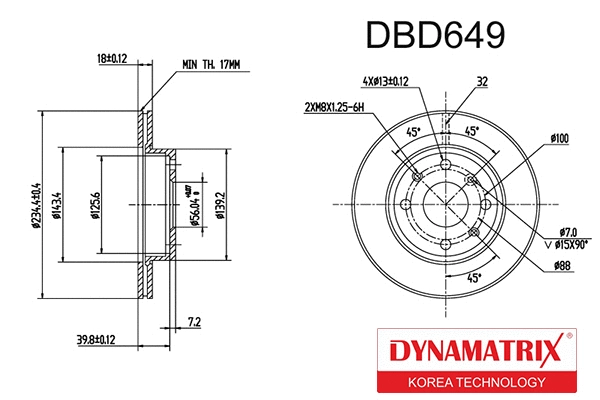 Brake Disc (DBD649)