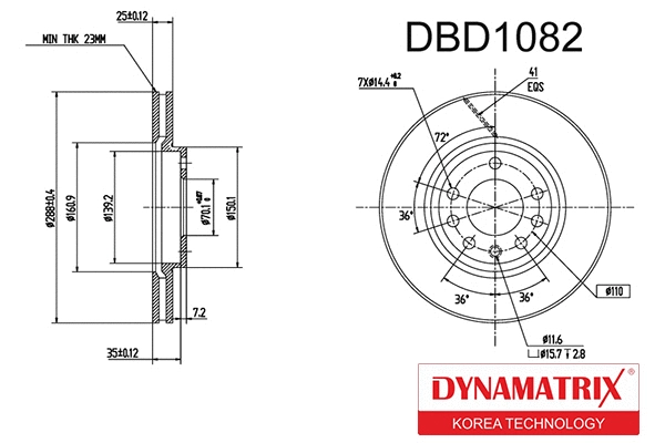 Brake Disc (DBD1082)