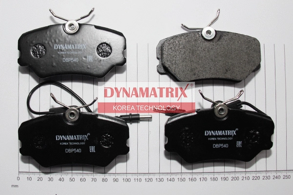 Brake Pad Set, disc brake (DBP540)