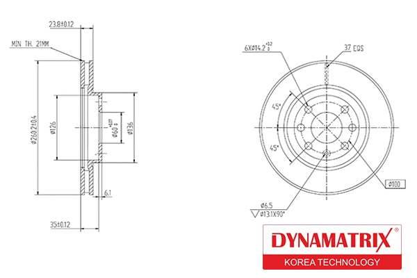 Brake Disc (DBD1131)