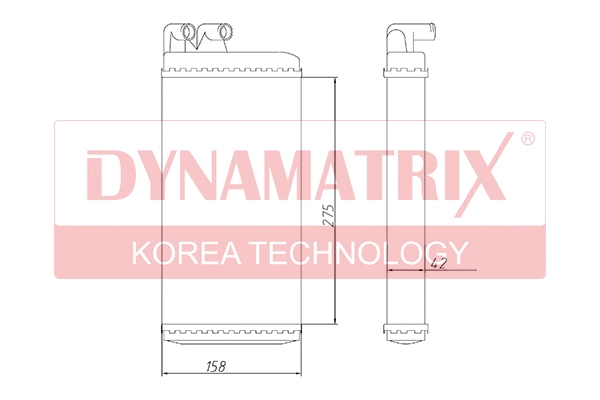 Heat Exchanger, interior heating (DR70220)